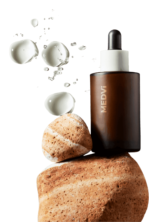 Hair regrowth serum bottle