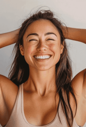 Laughing woman